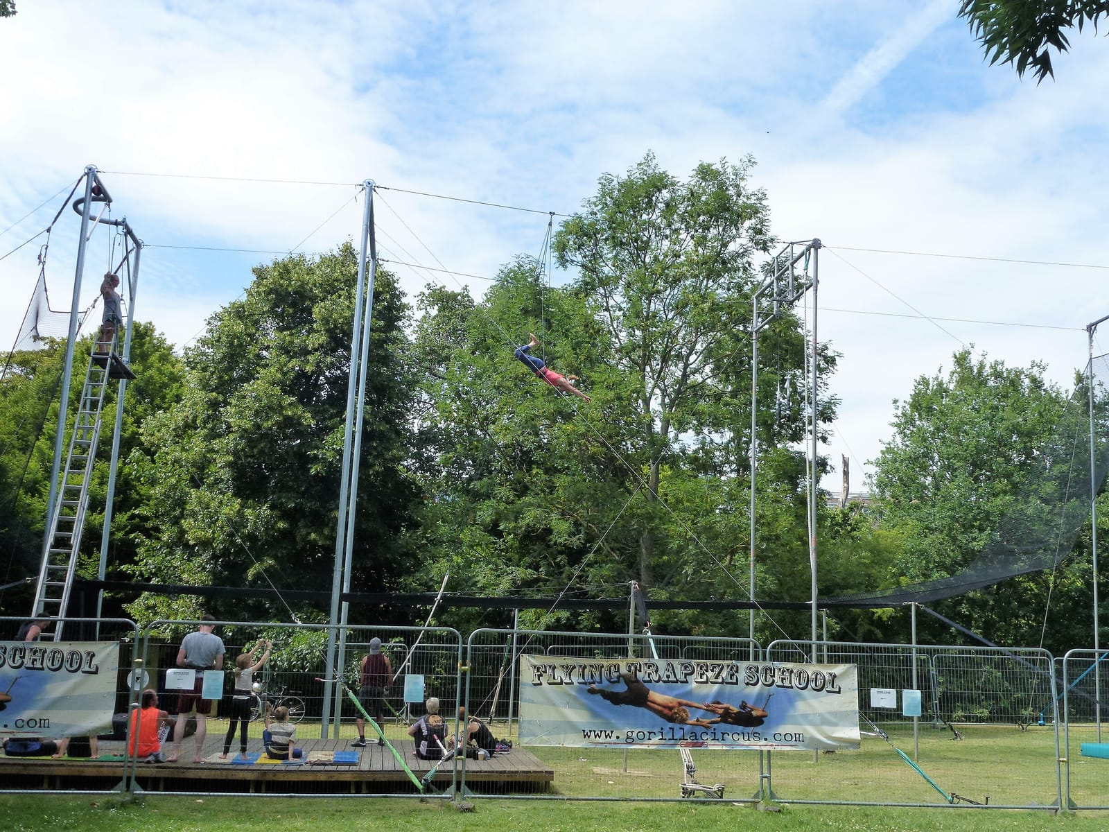 Gorilla Circus Regents Park Flying Trapeze School